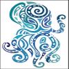 18 Pcs Pretty Watercolor Tribal Ocean Octopus Drawing 2" Stickers Decals Laptop Notebook Phone Waterproof Vinyl Trendy view 2