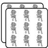 18 Pcs Angry Climbing Asian Tiger 2" Stickers Decals Laptop Notebook Phone Waterproof Vinyl Trendy view 1