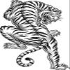 18 Pcs Angry Climbing Asian Tiger 2" Stickers Decals Laptop Notebook Phone Waterproof Vinyl Trendy view 2