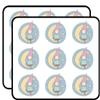 18 Pcs Cute Sleepy Garden Gnome on The Moon Cartoon Icon 2" Stickers Decals Laptop Notebook Phone Waterproof Vinyl Trendy view 1