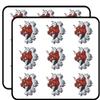 18 Pcs Cool Angry Anime Predator Busting Out of Screen Cartoon - Bull 2" Stickers Decals Laptop Notebook Phone Waterproof Vinyl Trendy view 1