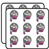 18 Pcs Cool Simple Champion Boxer Fighter Cartoon Icon 2" Stickers Decals Laptop Notebook Phone Waterproof Vinyl Trendy view 1