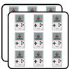 18 Pcs Divine Designs Simple Vintage Retro Gameboy Videogame Cartoon Icon - I Heart Gaming 2" Stickers Decals Laptop Notebook Phone Waterproof Vinyl Trendy view 1