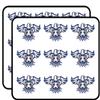 18 Pcs Cool Simple Blue Eagle Mascot with Soccerball Cartoon 2" Stickers Decals Laptop Notebook Phone Waterproof Vinyl Trendy view 1