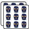 18 Pcs Simple Abstract Geometric Lighthouse Moonlight Cartoon 2" Stickers Decals Laptop Notebook Phone Waterproof Vinyl Trendy view 1