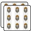 18 Pcs Detailed Rasta Lion with Dreads and Beanie 2" Stickers Decals Laptop Notebook Phone Waterproof Vinyl Trendy view 1