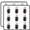 18 Pcs Cute Animal in Business Suit Cartoon - Cartoon 2" Stickers Decals Laptop Notebook Phone Waterproof Vinyl Trendy view 1