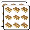 18 Pcs Hot Cross Buns Baked Bread Goods Cartoon 2" Stickers Decals Laptop Notebook Phone Waterproof Vinyl Trendy view 1