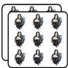 18 Pcs Sexy Gothic Punk Girl with Blue Hair Cartoon 2" Stickers Decals Laptop Notebook Phone Waterproof Vinyl Trendy view 1