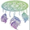 18 Pcs Green Blue Purple Ombre Mandala Henna Dream Catcher 2" Stickers Decals Laptop Notebook Phone Waterproof Vinyl Trendy view 2