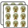 18 Pcs Cool Old Growing Tree Cartoon Icon 2" Stickers Decals Laptop Notebook Phone Waterproof Vinyl Trendy view 1