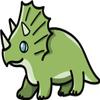 18 Pcs Cute Green Baby Triceratops Dinosaur Cartoon 2" Stickers Decals Laptop Notebook Phone Waterproof Vinyl Trendy view 2