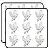 18 Pcs Pretty White Flying Dove Cartoon 2" Stickers Decals Laptop Notebook Phone Waterproof Vinyl Trendy view 1