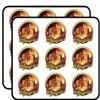 18 Pcs Simple Golden Los Angeles Skyline Cartoon Icon 2" Stickers Decals Laptop Notebook Phone Waterproof Vinyl Trendy view 1