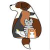 18 Pcs House Pets Icon with Dog Cat Bird and Hamster Silhoutte 2" Stickers Decals Laptop Notebook Phone Waterproof Vinyl Trendy view 2