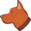 18 Pcs Cute Simple Side Profile Puppy Dog Cartoon - Wolfdog 2" Stickers Decals Laptop Notebook Phone Waterproof Vinyl Trendy view 2