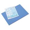 Fade-Resistant Construction Paper, 12x18, 76lb , Blue, Blue (Pack of 50) view 1