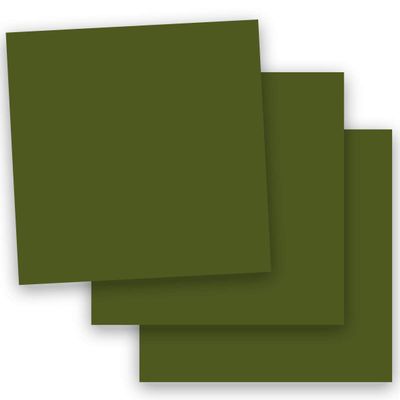 POPTONE Jellybean Green - 12X12 (65C/175gsm) Lightweight Card Stock Paper - 50 PK