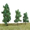 Walthers SceneMaster HO Scale Summer Trees (10-Pack) 3-3/8 to 5-1/2" w/Pin Base view 1
