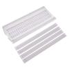 Hemobllo 1PC 50 Holes Floss Organizer Thread Holder Card Thread Arranger Thread Cards Embroidery Floss Organizer Cross Thread Organizer Mini Cross Mini Floss Dedicated White Cable Connector view 1