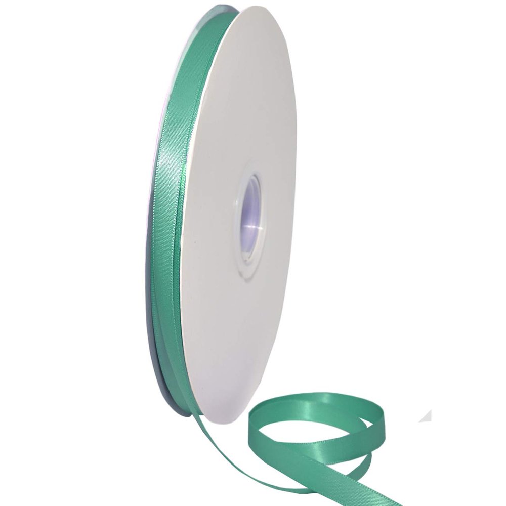 Morex Ribbon Double-Face Satin Ribbon, 3/8 inch by 100 Yards, Tropic, 08809/00-323