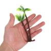 PRETYZOOM Simulation Mini Coconut Tree Palm Decor Props 5 Inch Lifelike Micro Landscape Figurine for Aquarium Table Model Building Scenery view 3