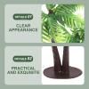 PRETYZOOM Simulation Mini Coconut Tree Palm Decor Props 5 Inch Lifelike Micro Landscape Figurine for Aquarium Table Model Building Scenery view 4