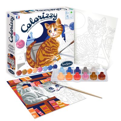 Sentosphre Colorizzy Paint-by-Number Kits (Cats)