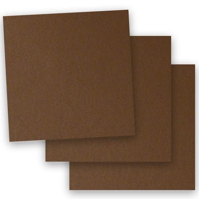 Stardream Metallic - 12X12 Card Stock Paper - BRONZE - 105lb Cover (284gsm) - 100 PK