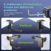 6amLifestyle Foldable All Aluminum Headphone Hook Holder for Desk, Under Desk Headphone Hanger Stand with Cable Organizer, Headset Holder Clamp for PC Gaming Headsets, Bag Hooks Accessories view 4