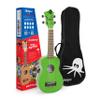 Octopus UK205-GR Academy soprano ukulele in green view 1
