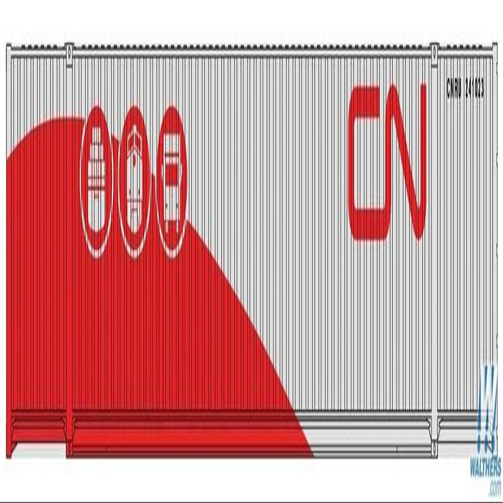 Walthers HO Scale 53' Singamas Container Canadian National/CN (Three Modes)