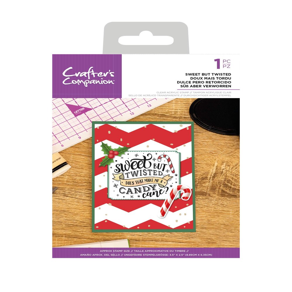 Crafter's Companion - Clear Acrylic Stamps - Sweet But Twisted