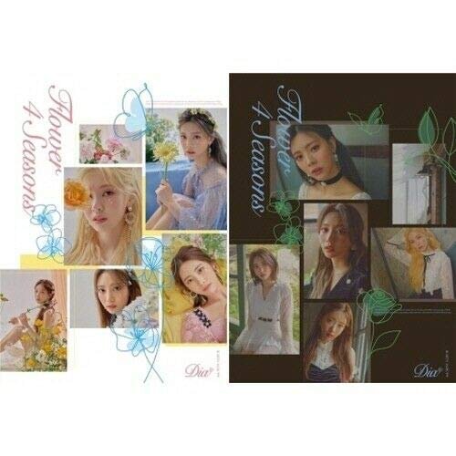 DIA 'Flower 4 Seasons' 6th Mini Album Random Ver CD+1p Poster+72p Booklet+2p PhotoCard+1p Standing Photo+1p Sticker+Message PhotoCard SET+Tracking Kpop Sealed