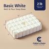Crafter's Choice Basic Glycerin Melt and Pour Soap Base for Soap Making and DIY Crafting Projects, 2LB Block (White) view 2