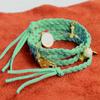 49 Yards Suede Cord Light Coffee Lace Faux Leather Cord with Roll Spool Craft Thread for Bracelet Necklace Beading Suede Beading Cords 8mm Width view 4