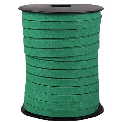 49 Yards Suede Cord Deep Green Lace Faux Leather Cord with Roll Spool Craft Thread for Bracelet Necklace Beading Suede Beading Cords 8mm Width