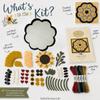 Sweet as Honey Penny Rug Kit Pre Cut Wool Felt Applique Kit Spring Bee Pattern view 2