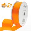 Knitial Orange Satin Ribbon 1-1/2 inch x 50 Yards Double Face Silky Satin Orange Ribbon for Gift Wrapping and Crafts view 1