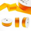 Knitial Orange Satin Ribbon 1-1/2 inch x 50 Yards Double Face Silky Satin Orange Ribbon for Gift Wrapping and Crafts view 2