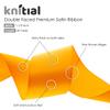 Knitial Orange Satin Ribbon 1-1/2 inch x 50 Yards Double Face Silky Satin Orange Ribbon for Gift Wrapping and Crafts view 3
