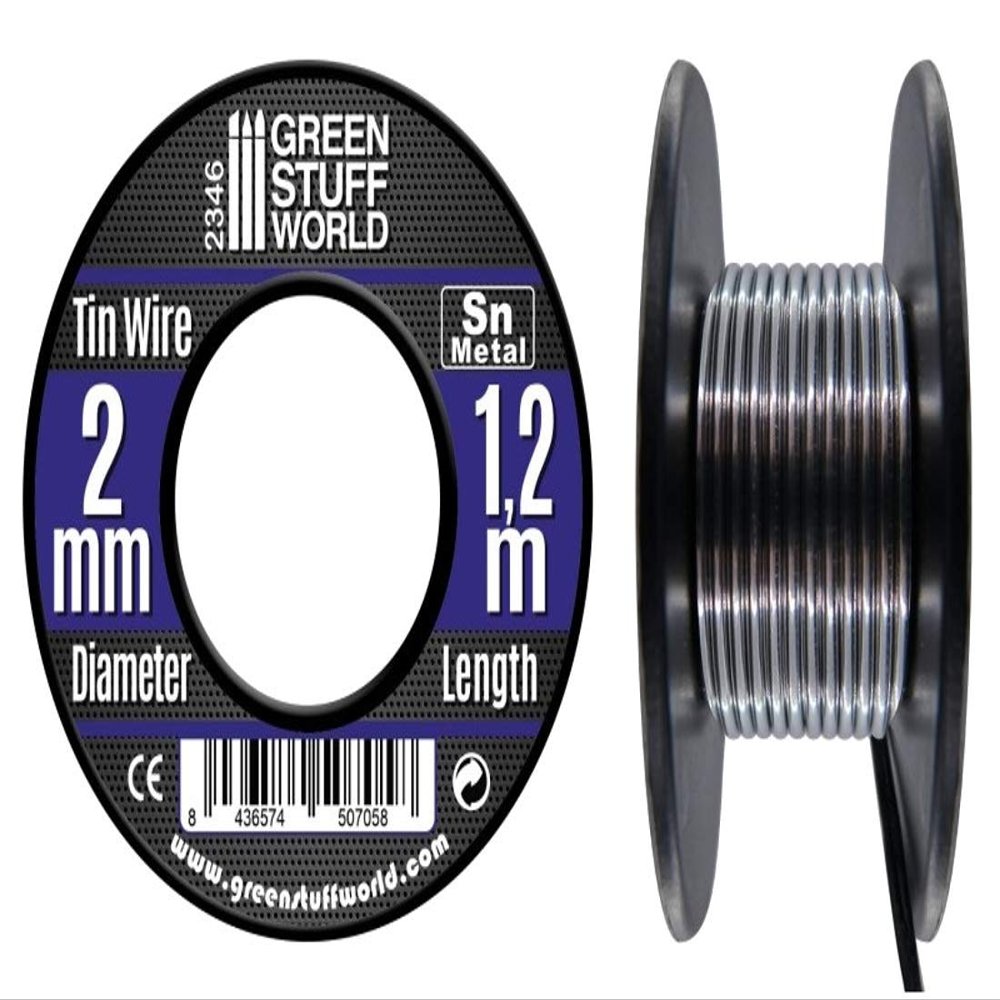 Greenstaff World GSWD-2346 Flexible Wire 2.0mm Diameter Hobby Material