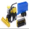 NewRay 1:62 New Holland Harvester RF850 & Trailer view 1