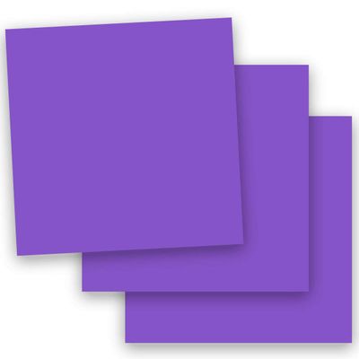 POPTONE Grape Jelly - 12X12 (65C/175gsm) Lightweight Card Stock Paper - 50 PK