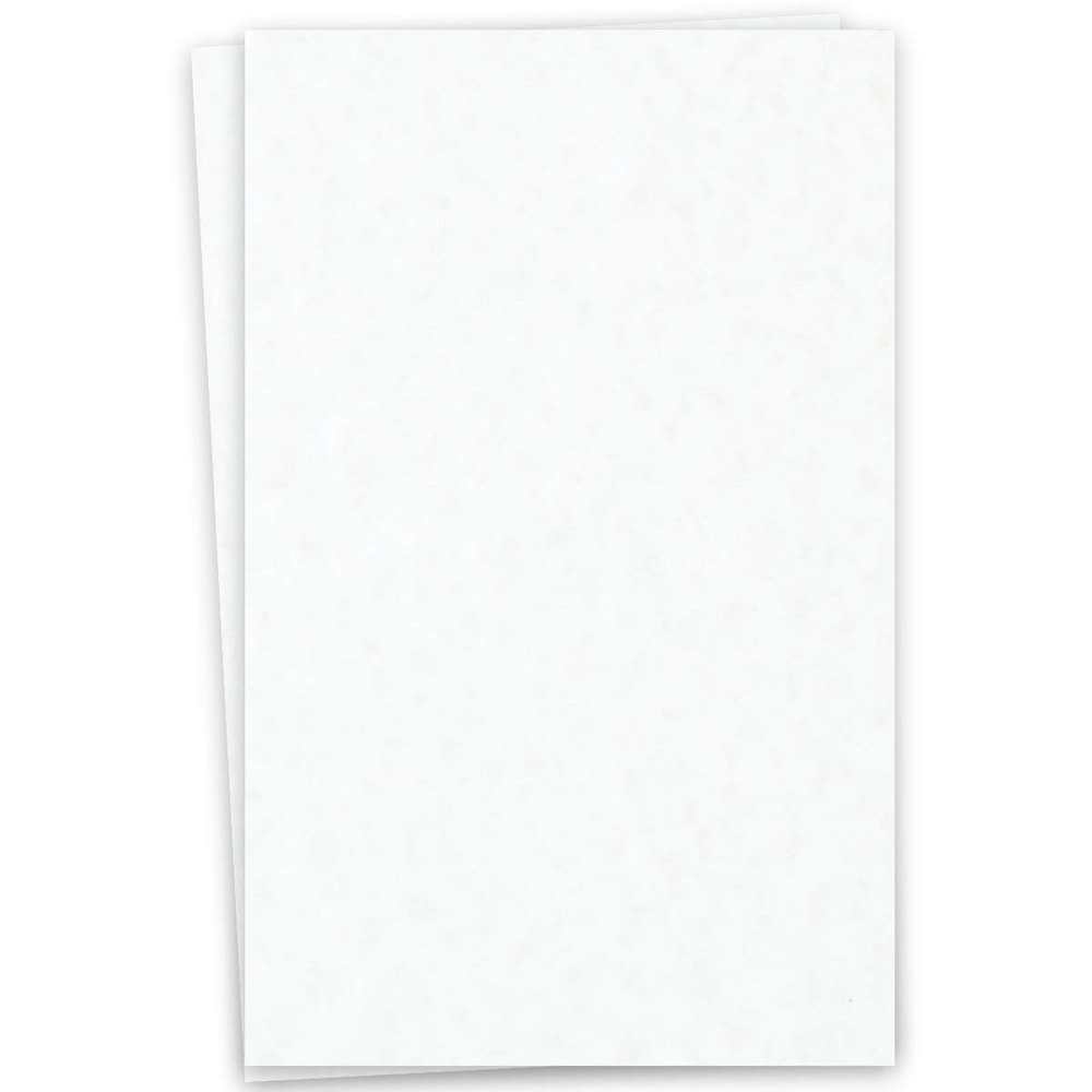 Parchtone White - 12 x 18 Parchment Card Stock - 80lb Cover - 125 PK