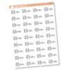 Wash The Windows Planner Stickers, Icon Script "Wash The Windows" Labels for Cleaning, Cleaning Stickers, F2 (E-118) view 1