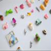 Christmas Theme ABC Objects, 1-3cm, 26 Alphabet trinkets view 2