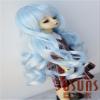 Doll Wigs JD148 6-7inch 16-18CM Long Vora Princess Wave Doll Wigs 1/6 YOSD Synthetic Mohair BJD Hair (Blend Blue, 6-7inch) view 4