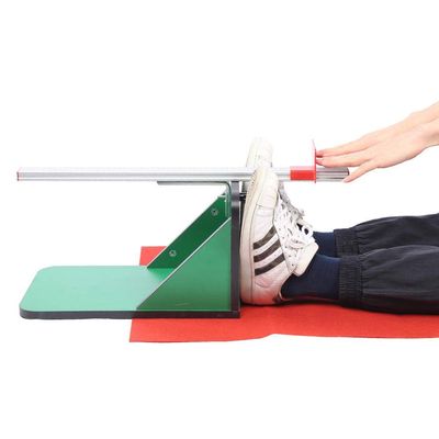 Alomejor Sit and Reach Flexibility Tester, Aluminum Alloy Scale, High Density Sheet, 40x25x23cm, for Kids and Adults
