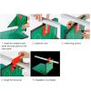 Alomejor Sit and Reach Flexibility Tester, Aluminum Alloy Scale, High Density Sheet, 40x25x23cm, for Kids and Adults view 2